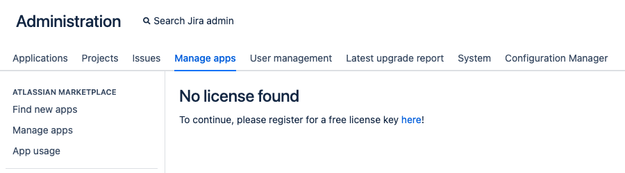 Site Statistics No License Message.png