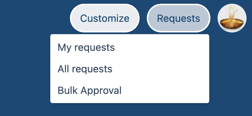 With Bulk Approval menu item.png