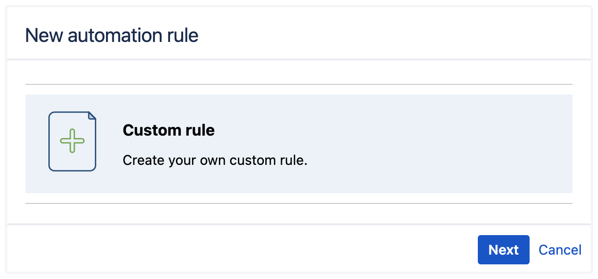 tablecf jsm automation custom rule.png