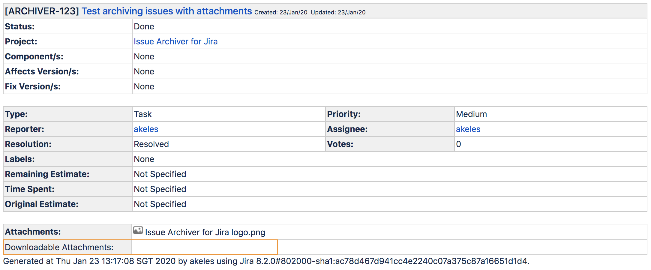 issue archiver empty downloadable attachments.png