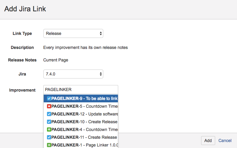 link a jira issue in confluence
