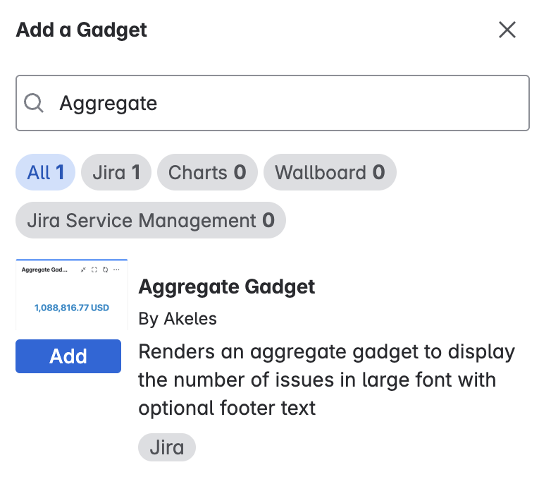 Adding Aggregate Gadget.png