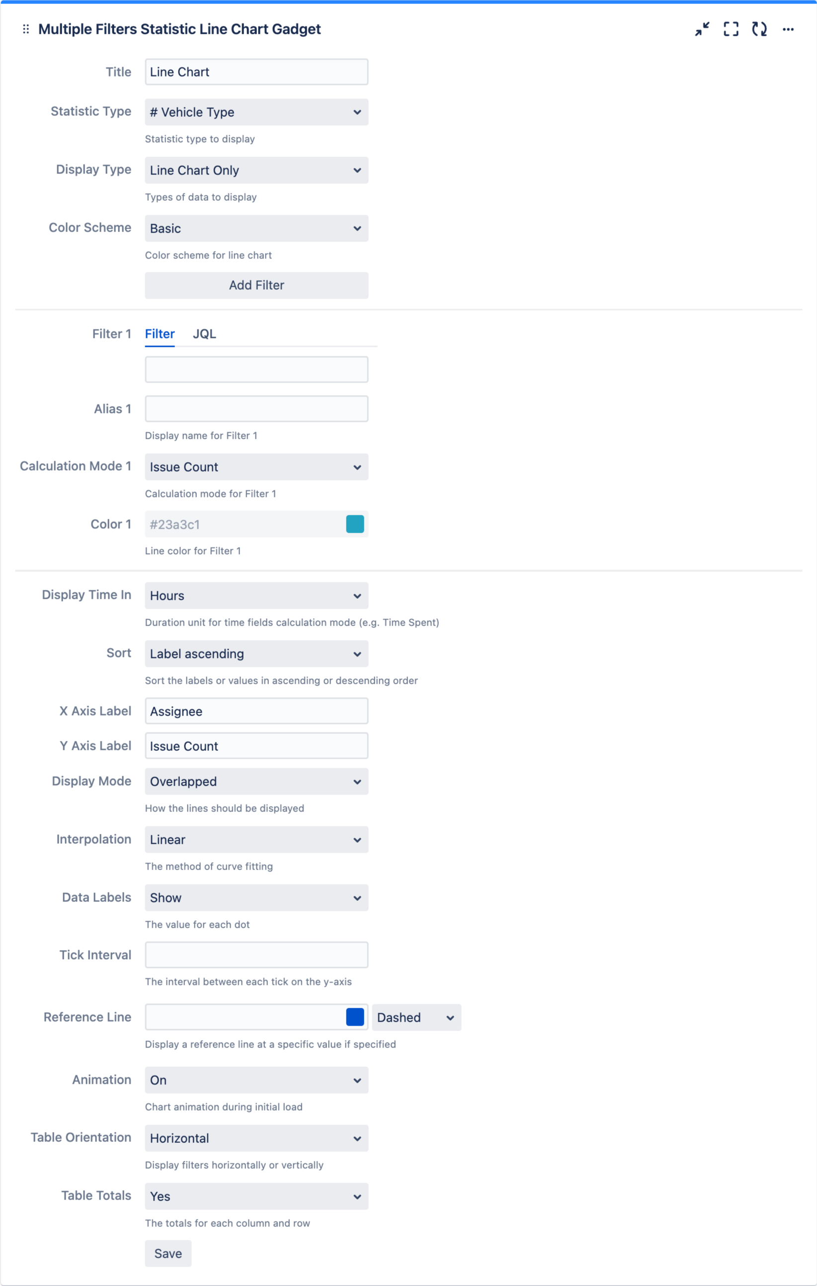 Multiple Filters Statistic Line Chart Gadget configuration.png