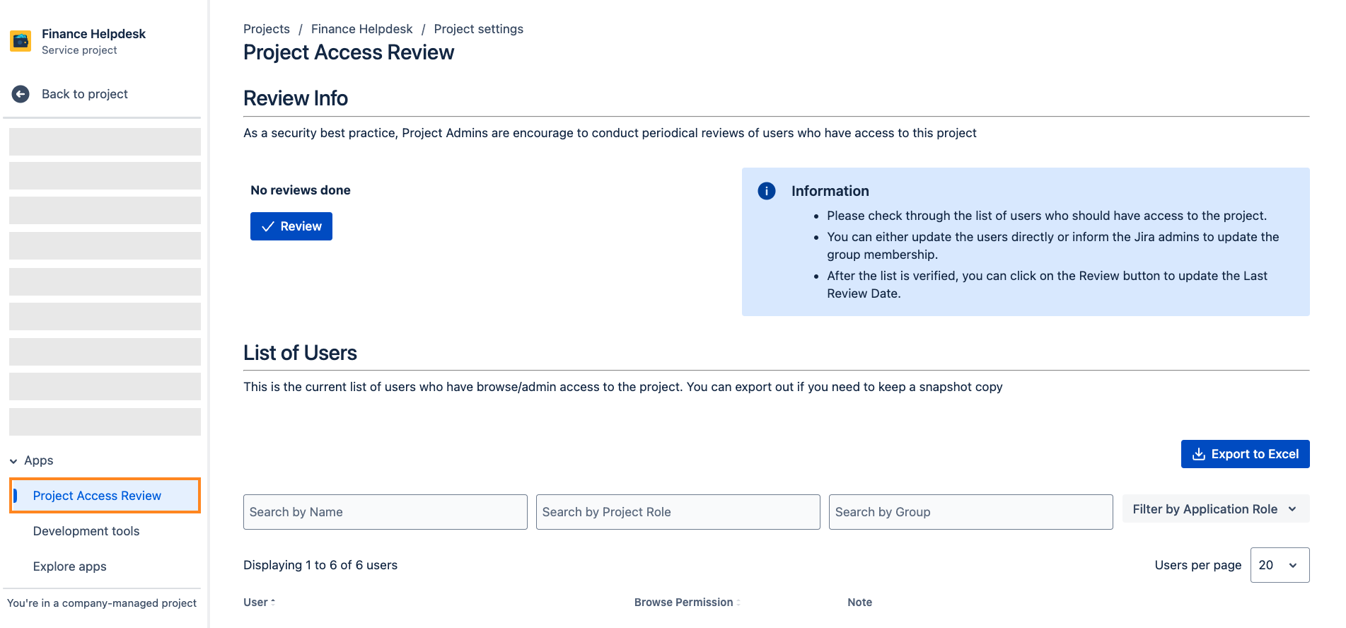 Navigating to Project Access Review.png