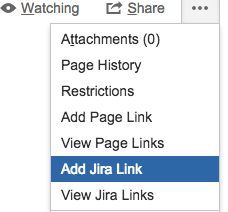add jira link in page