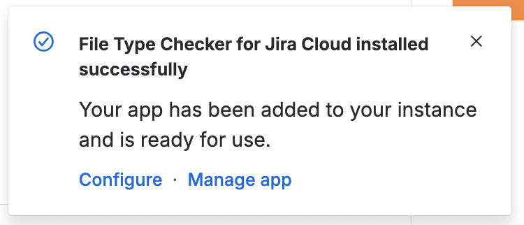 JFILEC - Installed successfully.png