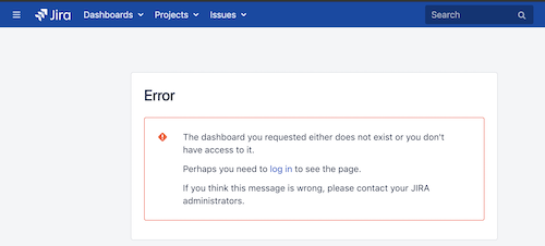 Something is not public Jira - Dashboard.png