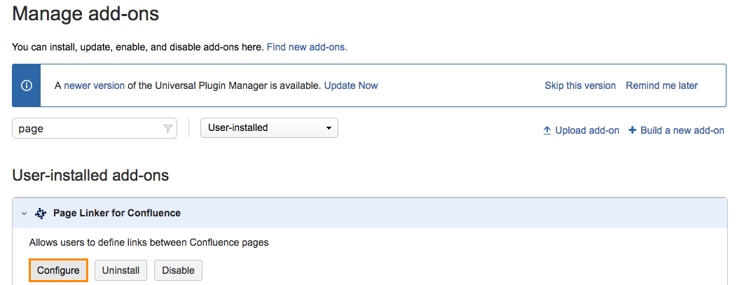 Configure Page Linker for Confluence