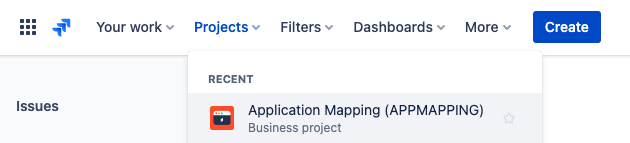 Recent project menu.png
