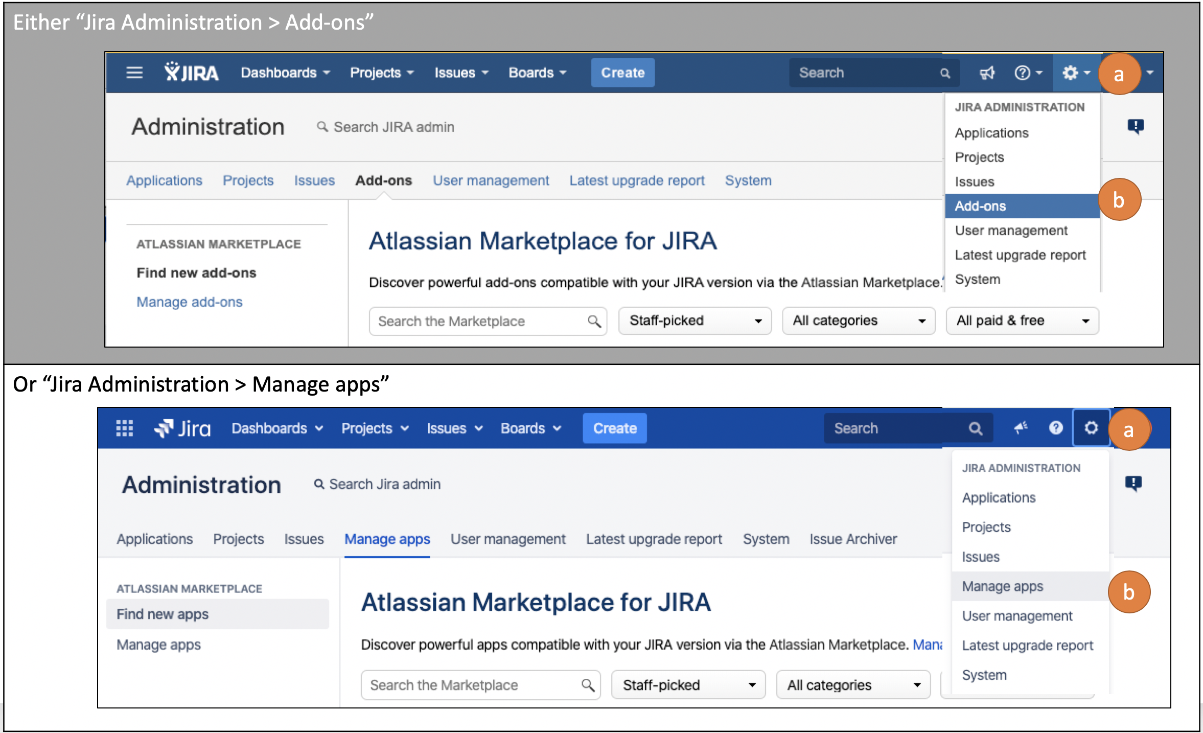 Navigating to Atlassian Marketplace in Jira.png